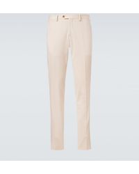 Lardini - Cotton-Blend Straight Pants - Lyst