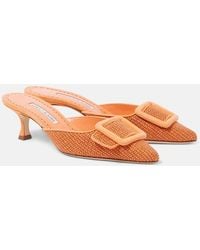 Manolo Blahnik - Mules Maysale 50 - Lyst