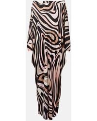 Emilio Pucci - Marmo Printed Off-Shoulder Beach Cover-Up - Lyst