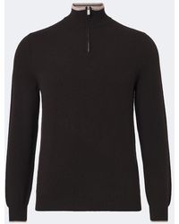 Fedeli - Cashmere Half-Zip Sweater - Lyst