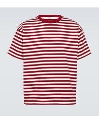 Bode - T-shirt Sawyer in cotone a righe - Lyst