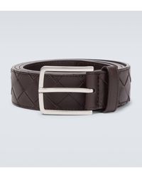 Bottega Veneta - Intreccio Leather Belt - Lyst