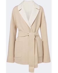 Eleventy - Reversible Wool Wrap Coat - Lyst
