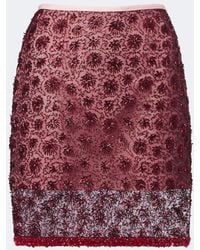 Posse - Sofia Beaded Miniskirt - Lyst