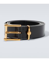 Versace - Column Leather Belt - Lyst