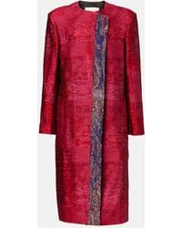 Dries Van Noten - Cotton-Blend Jacquard Coat - Lyst