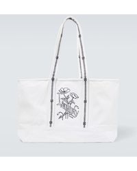 Bode - Laundry Embroidered Canvas Tote Bag - Lyst