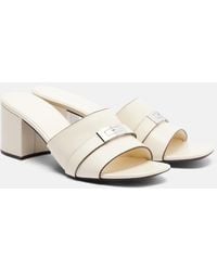Tory Burch - Leelee Leather Mules - Lyst