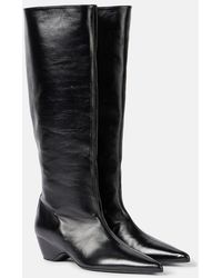 KHAITE - Sybil 40 Leather Knee-High Boots - Lyst