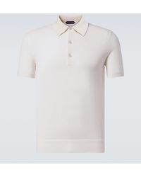 Tom Ford - Cashmere And Silk Polo Shirt - Lyst