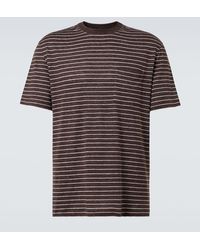 Brunello Cucinelli - Linen-Blend Jersey T-Shirt - Lyst