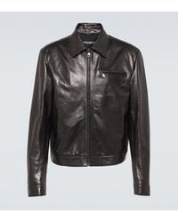 Dolce & Gabbana - Leather Jacket - Lyst