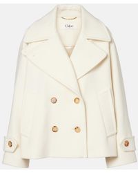 Chloé - Oversized Wool-Blend Coat - Lyst