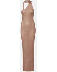 Bananhot - Aretha Sequined One-Shoulder Maxi Dress - Lyst