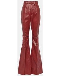 Rick Owens - Bolan High-Rise Coated Denim Jeans - Lyst