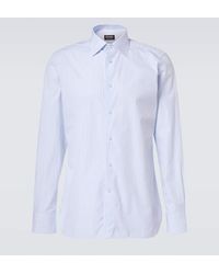 ZEGNA - Oxford-Hemd Aus Baumwolle - Lyst