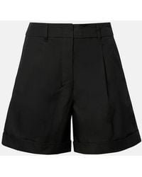 Max Mara - Cotton Poplin Shorts - Lyst
