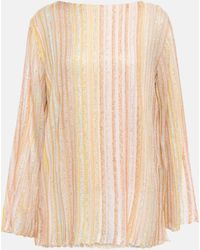 Missoni - Striped Sequin-embellished Sweater - Lyst