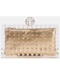 Aquazzura - Tequila Crystal-Embellished Clutch - Lyst