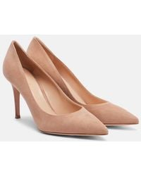 Gianvito Rossi - Gianvito 85 Suede Pumps - Lyst