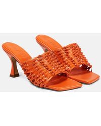 Souliers Martinez - Cabo Woven Leather Sandals - Lyst