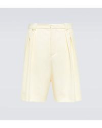 King & Tuckfield - High-Rise Shorts aus Wolle - Lyst