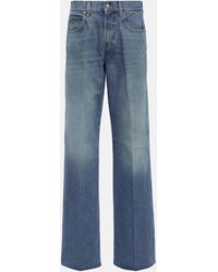 Gucci - Horsebit Mid-rise Straight Jeans - Lyst