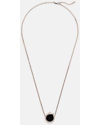 Repossi - Antifer 18Kt Rose Pendant Necklace With Onyx And Diamonds - Lyst