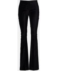 TOVE - Roux Cotton-Blend Velvet Flared Pants - Lyst