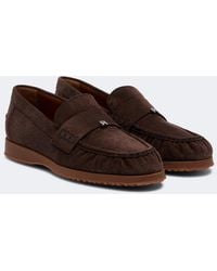Hogan - Traditional Suede Loafers - Lyst