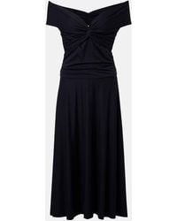 Dorothee Schumacher - Vestido Midi Soft Drape - Lyst