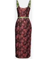 Markarian - Acacia Floral Brocade Cocktail Dress - Lyst