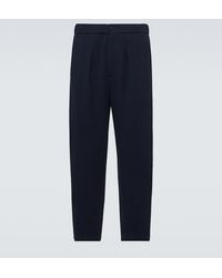 Giorgio Armani - Wool-Blend Straight Pants - Lyst