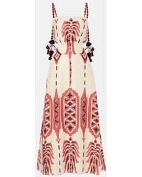 Johanna Ortiz - Abito Palm Of Tiahuanaco Lungo - Lyst