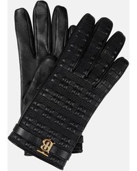 Burberry - Quilted Leather Gloves - Lyst