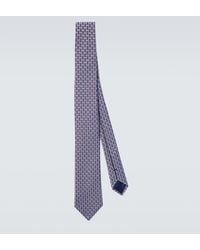 Giorgio Armani - Silk-Blend Jacquard Tie - Lyst