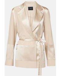 JOSEPH - Chaqueta Amelia De Saten De Seda - Lyst