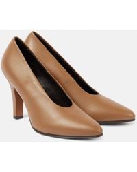The Row - Pumps Prudens 90 Aus Leder - Lyst