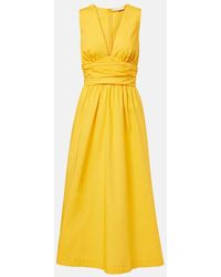 Heidi Klein - Midikleid Mimosa Aus Baumwolle - Lyst