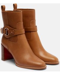 Christian Louboutin - Dianouchette 70 Leather Ankle Boots - Lyst