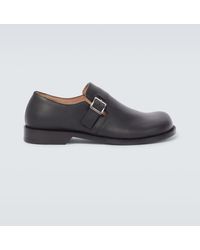 Loewe - Campo Leather Derby Shoes - Lyst
