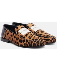 Givenchy - Loafers Label Aus Kalbshaar - Lyst