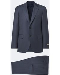 Canali - Traje De Lana - Lyst