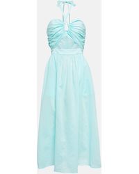 Marysia Swim - Cutout Cotton Midi Dress - Lyst