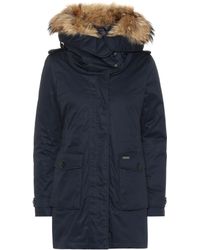 Woolrich Parka à fourrure Scarlett - Bleu
