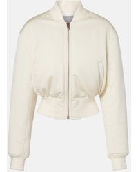 Balenciaga - Cropped Bomber Jacket - Lyst