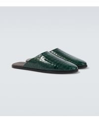 Fear Of God - Croc-Effect Leather Mules - Lyst