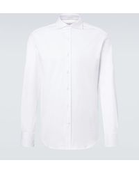 Brunello Cucinelli - Cotton Poplin Shirt - Lyst