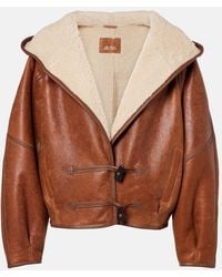 Isabel Marant - Chaqueta Amiel De Piel Con Borrego - Lyst