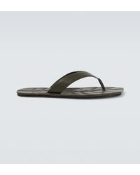 JW Anderson - Leaf Leather Thong Sandals - Lyst